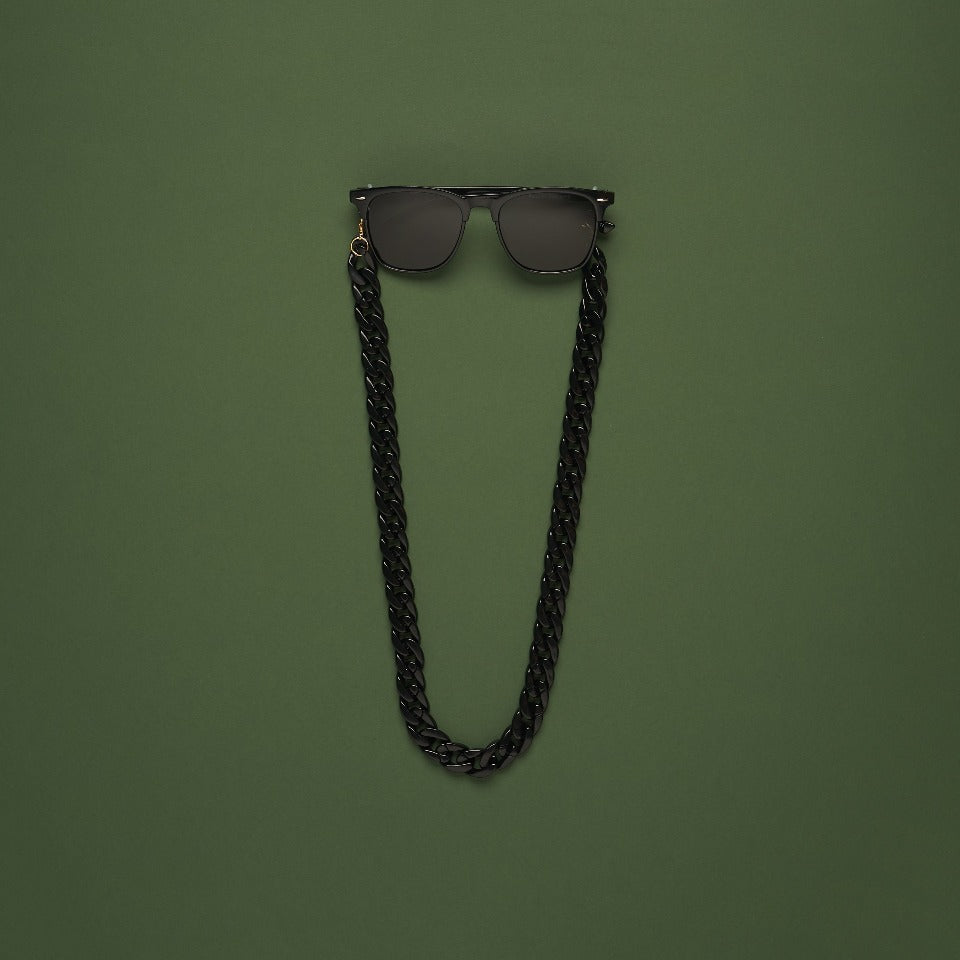 USUVU Chain - Black Big Accessories USUVU Sunglasses shades shade kuwait summer trolley @trolleyKW ترولي نظارات نظارة الكويت كويت شمس