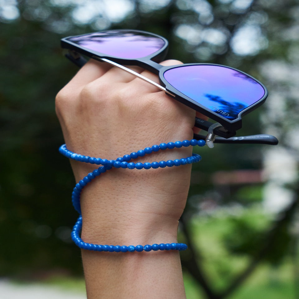 USUVU Chain - Blue Accessories USUVU Sunglasses shades shade kuwait summer trolley @trolleyKW ترولي نظارات نظارة الكويت كويت شمس