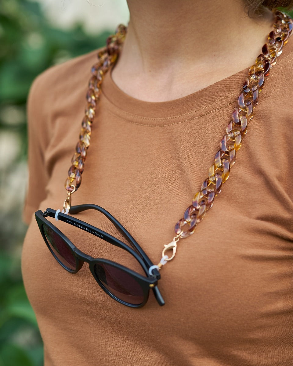 USUVU Chain - Tortoise Accessories USUVU Sunglasses shades shade kuwait summer trolley @trolleyKW ترولي نظارات نظارة الكويت كويت شمس
